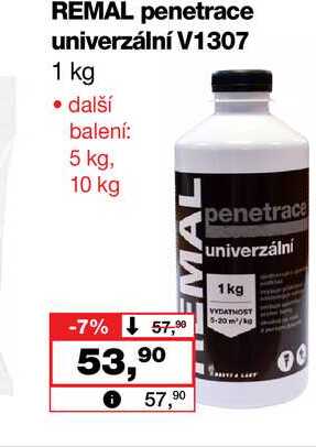 REMAL penetrace univerzální V1307 1 kg Barvy a laky drogerie 