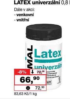 LATEX univerzální 0,8l