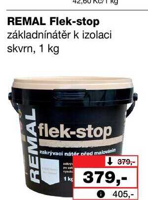 REMAL REMAL Flek-stop základní nátěr k izolaci skvrn, 1 kg 