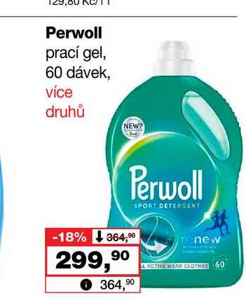 Perwoll prací gel, 60 dávek