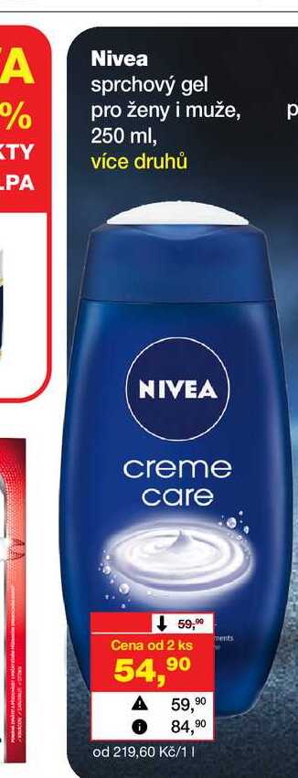 Nivea sprchový gel pro ženy i muže 250 ml