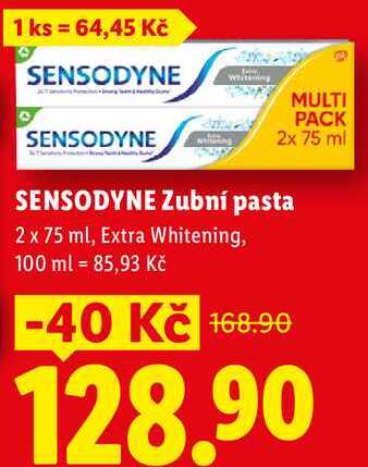 SENSODYNE Zubní pasta, 2x 75 ml Lidl