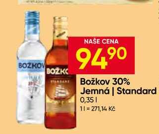 Božkov 30% Jemná Standard 0,35 l