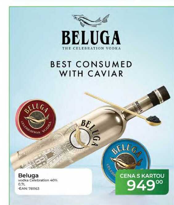 Beluga vodka Celebration 40% 0,7L