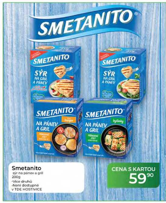 Smetanito sýr na pánev a gril 200g