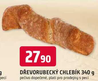 DŘEVORUBECKÝ CHLEBÍK 340 g 