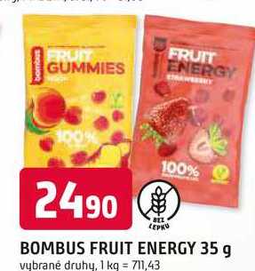 BOMBUS FRUIT ENERGY 35 g