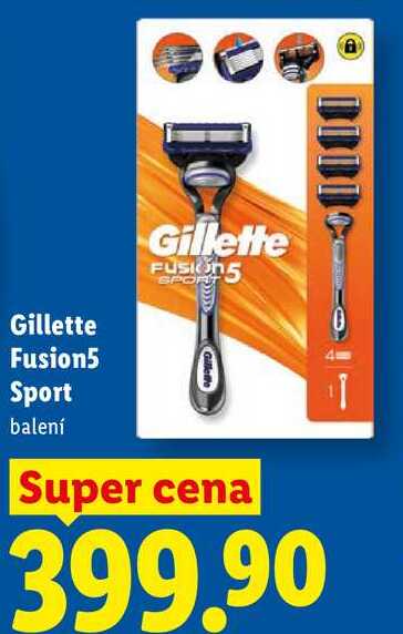 Gillette Fusion5 Sport Lidl