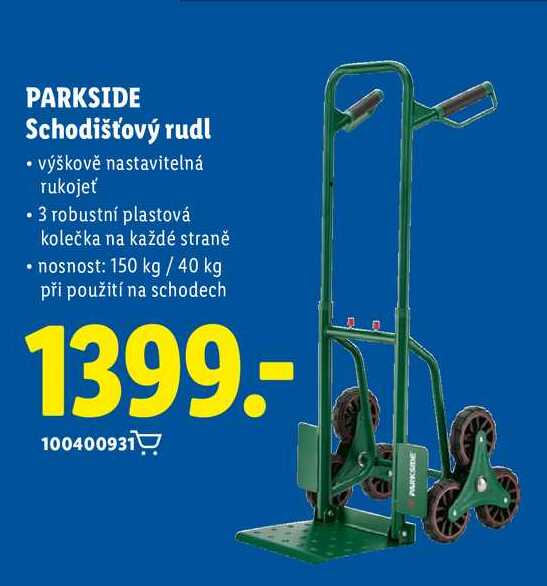 PARKSIDE Schodišťový rudl