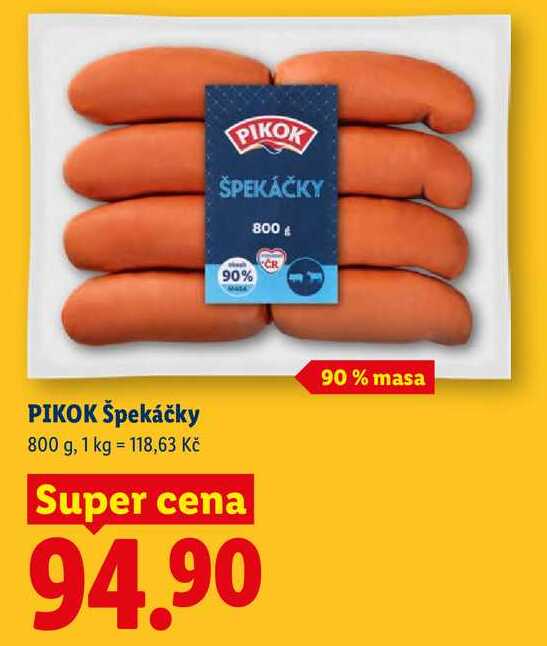 PIKOK Špekáčk,y 800 g