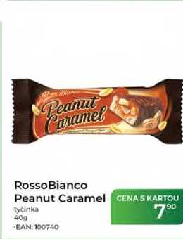 RossoBianco Peanut Caramel tyčinka 40g  