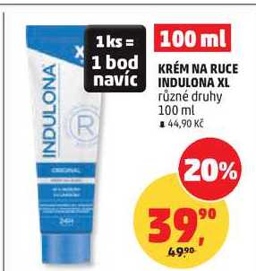 KRÉM NA RUCE INDULONA XL různé druhy, 100 ml