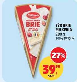 SÝR BRIE MILKERIA, 200 g
