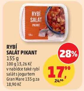 RYBÍ SALÁT PIKANT, 135 g  