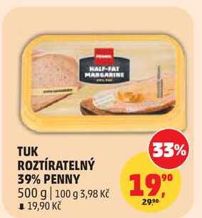 TUK ROZTÍRATELNÝ 39% PENNY, 500 g