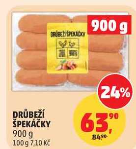 DRŮBEŽÍ ŠPEKÁČKY, 900 g