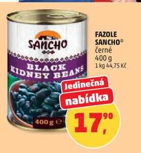 FAZOLE SANCHO černé, 400 g