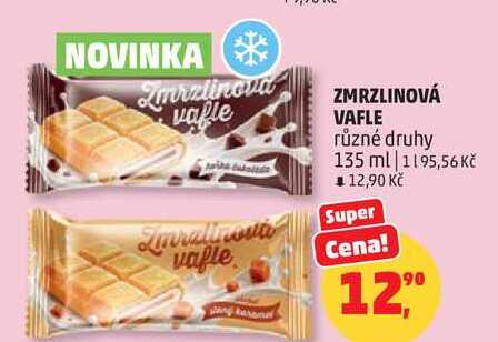 ZMRZLINOVÁ VAFLE různé druhy, 135 ml  