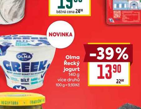 Olma Řecký jogurt 140 g