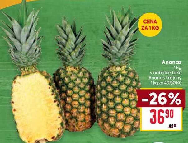 Ananas krájený 1kg