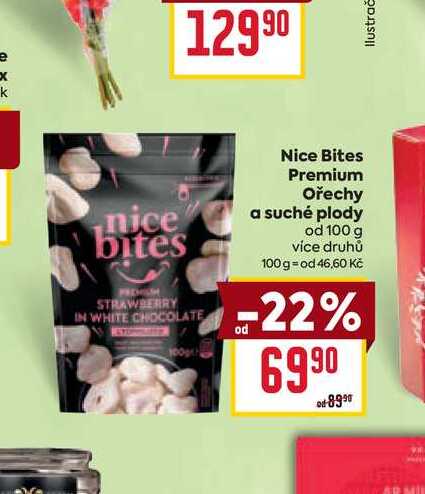 Nice Bites Premium Ořechy a suché plody od 100 g