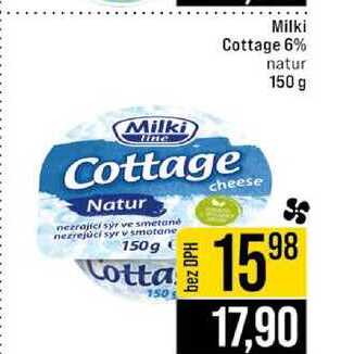 Milki Cottage 6% natur 150 g