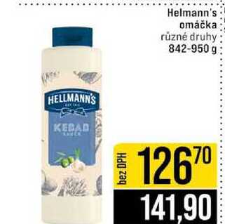 Helmann's omáčka různé druhy 842-950 g