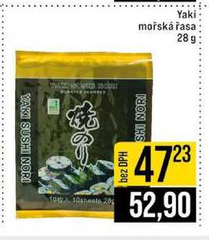 Yaki mořská řasa 28g