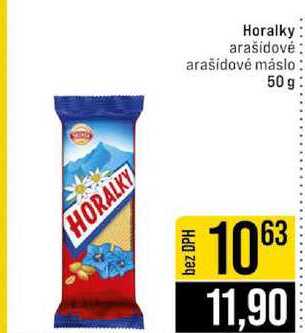 Horalky arašidové arašídové máslo 50 g