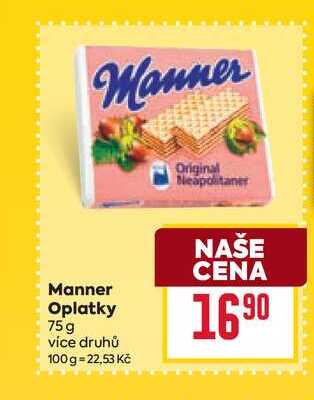 Manner Oplatky 75g