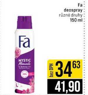 Fa deospray různé druhy 150 ml
