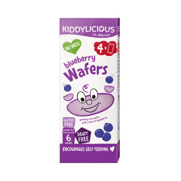 Kiddylicious oplatky borůvkové mini 4x4g Košík.cz