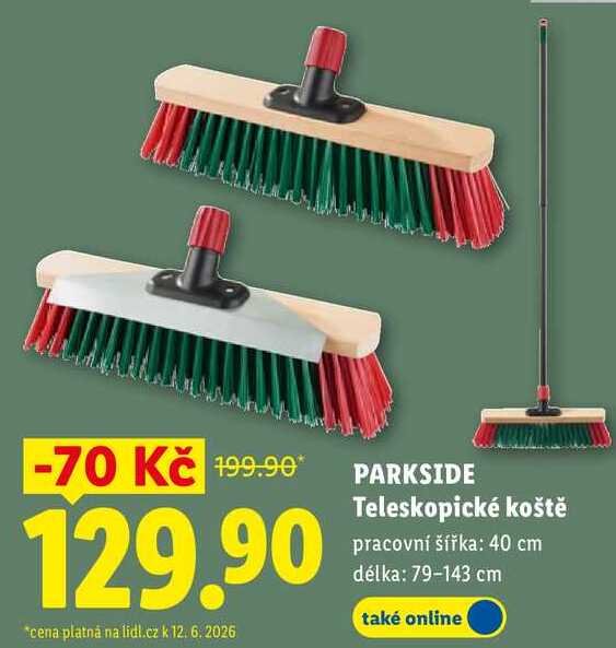 PARKSIDE Teleskopické koště