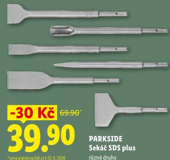 PARKSIDE Sekáč SDS plus, různé druhy 