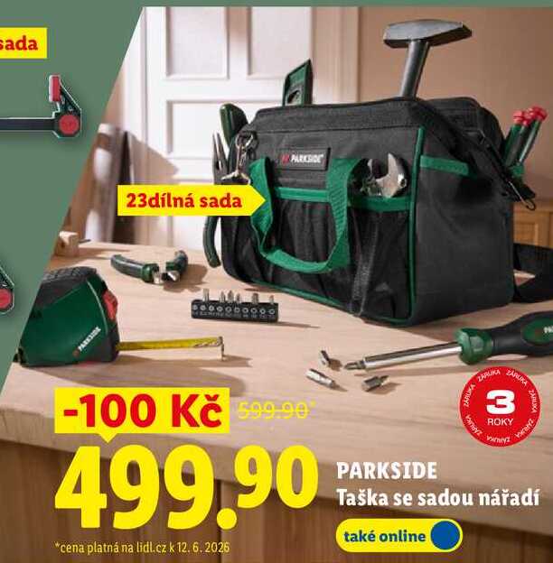 PARKSIDE Taška se sadou nářadí