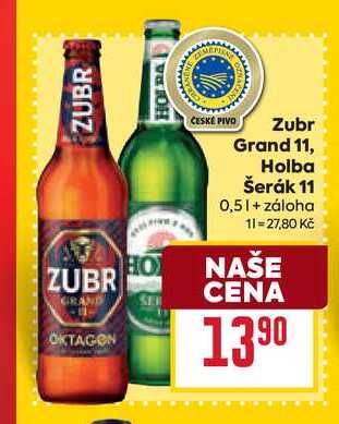 Zubr Grand 11, Holba Šerák 11 0,5l