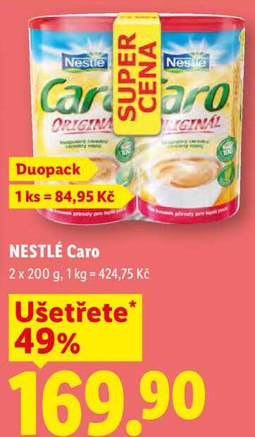 NESTLÉ Caro, 2x 200 g