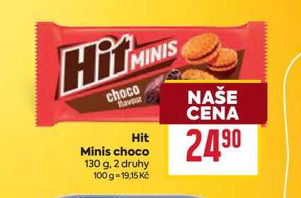 Hit Minis choco 130 g