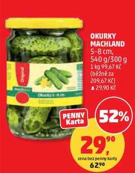 OKURKY MACHLAND 5-8 cm, 540 g/300 g