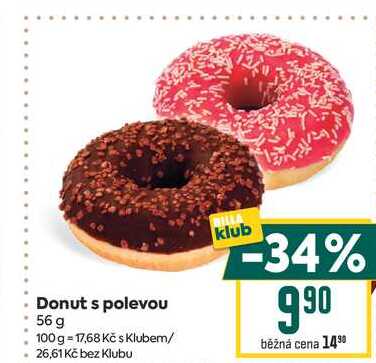 Donut s polevou 56g