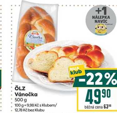 ÖLZ Vánočka 500 g