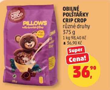 OBILNÉ POLŠTÁŘKY CRIP CROP různé druhy, 375 g