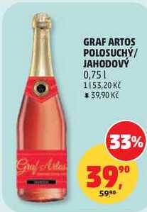 GRAF ARTOS POLOSUCHÝ/ JAHODOVÝ, 0,75 l
