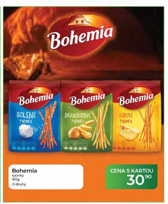 Bohemia tyčinky 160g