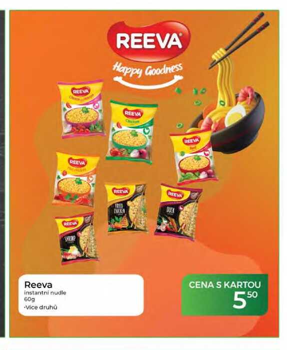 Reeva instantní nudle 60g