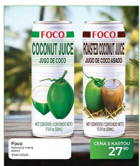 Foco Kokosový nápoj 520ml