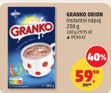 GRANKO ORION instantní nápoj, 200 g