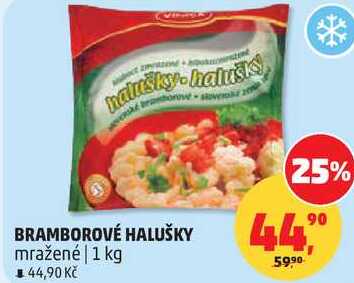 BRAMBOROVÉ HALUŠKY mražené, 1 kg