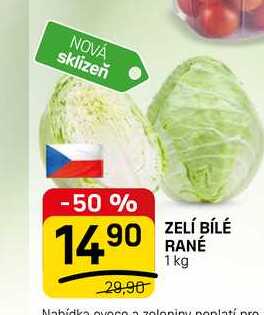 ZELÍ BÍLÉ RANÉ 1 kg
