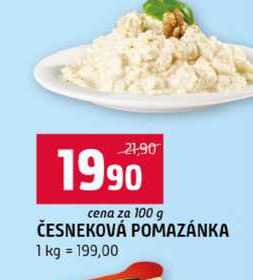 ČESNEKOVÁ POMAZÁNKA 100g